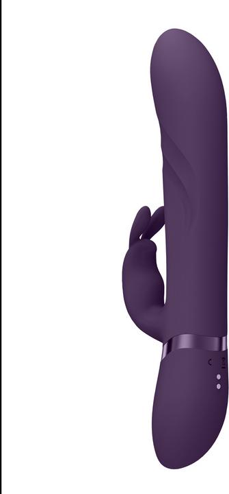 Actual product image Shots Vibrating and Rotating Wiggle G-Spot Rabbit - Pink