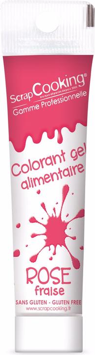 ScrapCooking Lebensmittelfarbe Gel erdbeer-rosa 20g