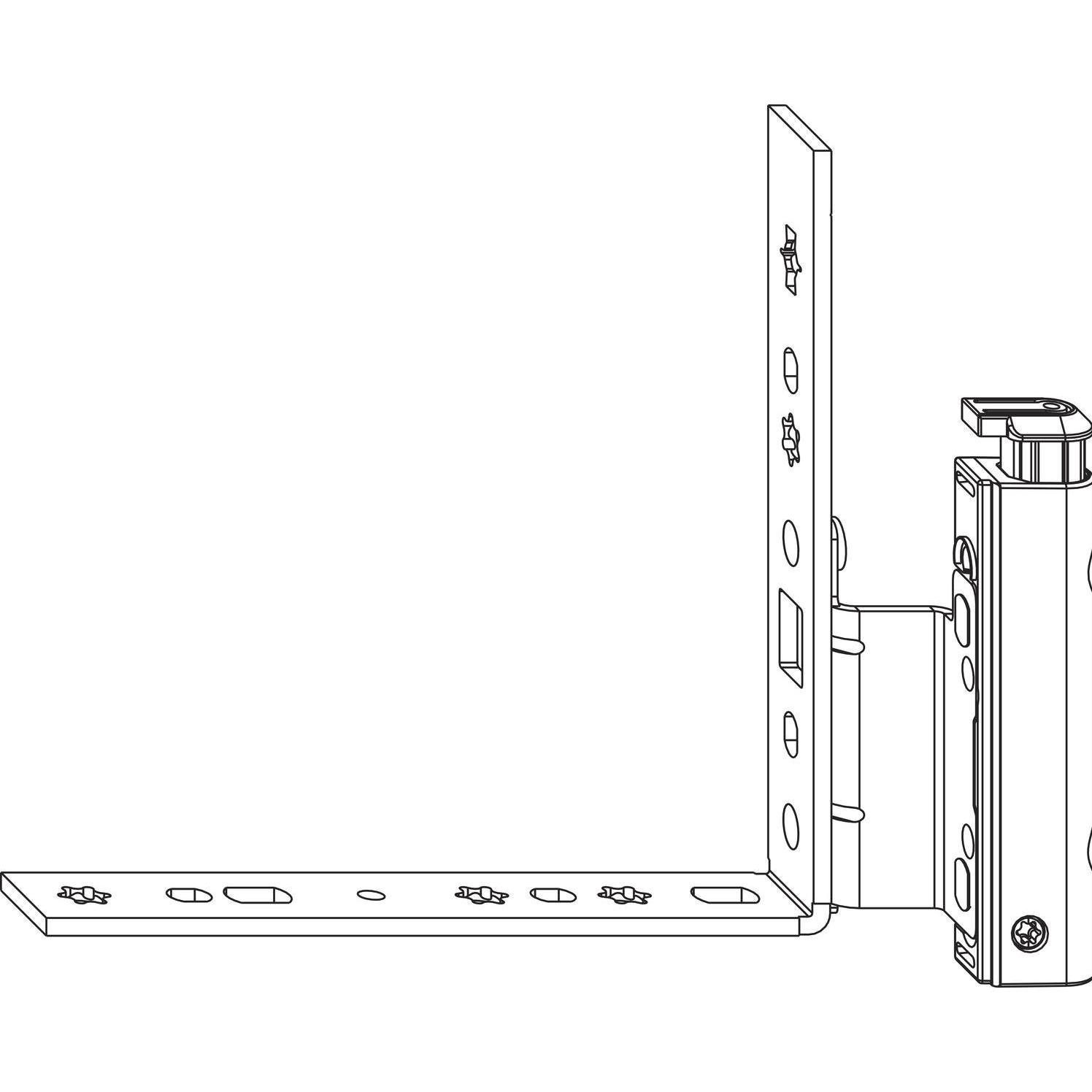 Maco, Türbeschlag + Scharnier, Falzecklagerband DT130 mit ÜV 12/18-13 mm weiss links (207947)