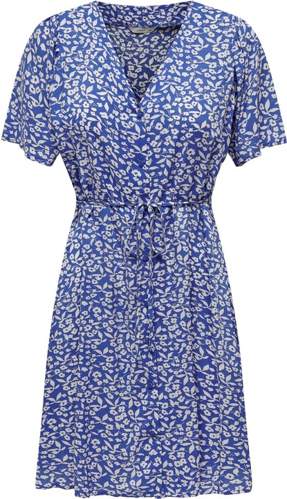 Only Normal geschnitten V-Ausschnitt Kurzes Kleid Kleid