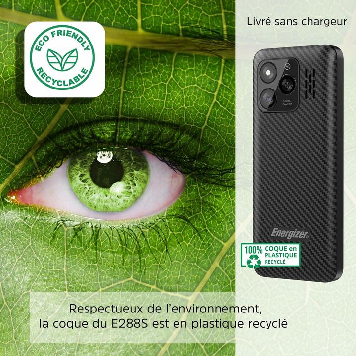 Actual product image Energizer Mobiltelefon für ältere Erwachsene E288S Quad Core 4 GB RAM Schwarz