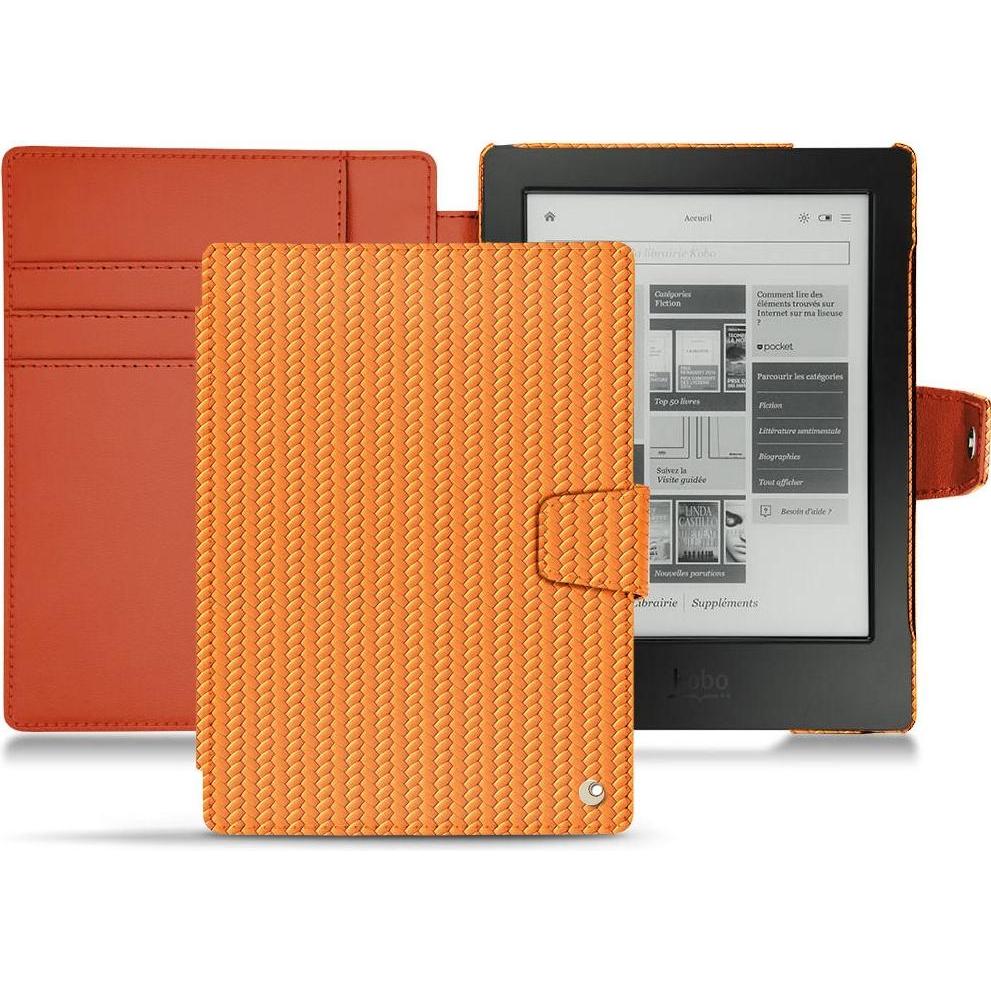Noreve Lederschutzhülle Wallet (Aura H2O), Tablet Hülle, Orange