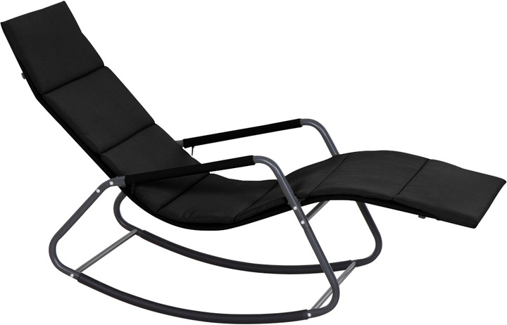 Produktbild Siena Garden Aliano Schaukelliege Black (143 cm)