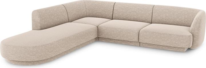 Image du produit Micadoni Canapé D'Angle Gauche, "Miley", 6 Places, 255x248x70Fabriqué en Europe (Canapé d'angle)
