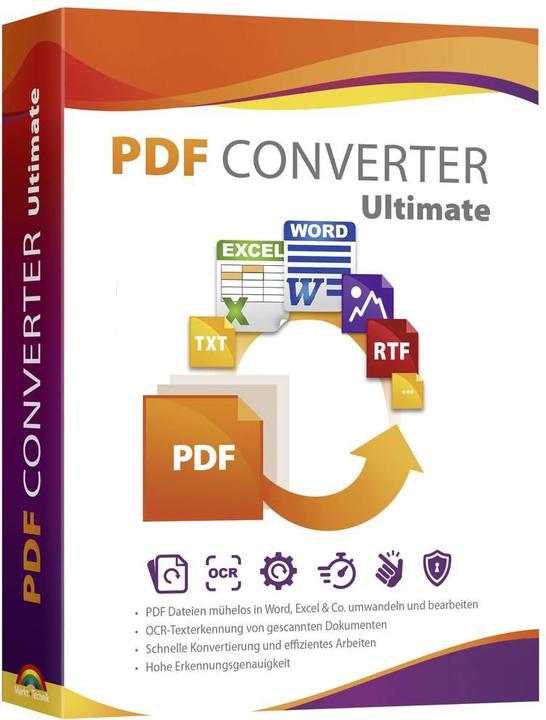 Produktbild Markt & Technik PDF Converter Ultimate Vollversion, 1 Lizenz PDF-Software (1 User)