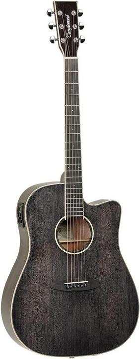 Tanglewood TW5CEBS Winterleaf Black Shadow (Classical guitar, Eboncore, mahogany, Solid Spruce, Techwood)