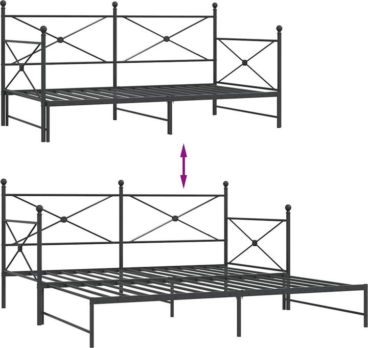 Image du produit vidaXL ausziehbares Tagesbett
