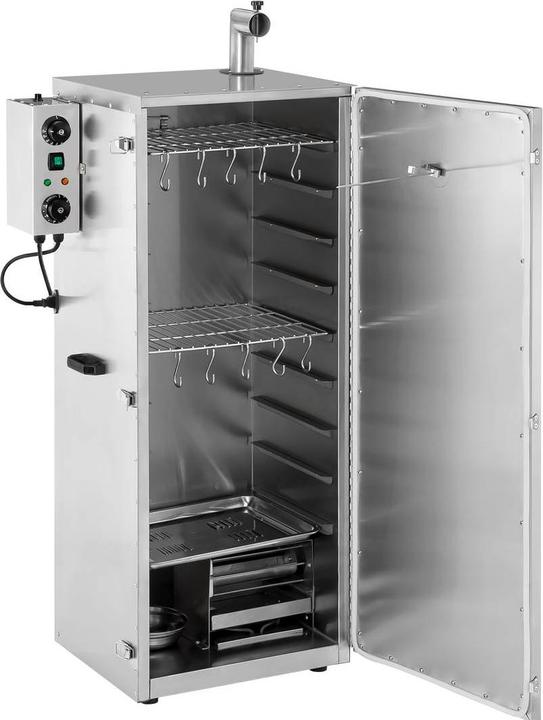 Produktbild Royal Catering Räucherofen Edelstahl Smoker Räucherschrank Räuchertonne 147 L 8 Roste