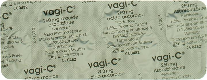 Actual product image Vagi-C Vaginal tablets (Vaginal suppositories)