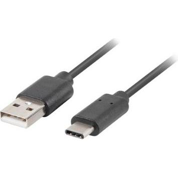 Thumbnail - Lanberg CA-USBO-20CU-0005-BK USB Kabel 0 5 m USB 2.0 USB C USB A Schwarz (0.50 m, USB 2.0), USB Kabel