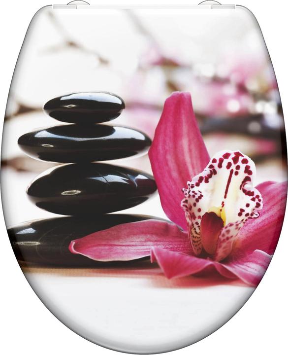 Produktbild Schütte WC Sitz Duroplast WC-Sitz WELLYNESS Absenkautomatik Schnellverschluss Quick Release 82376 Steine