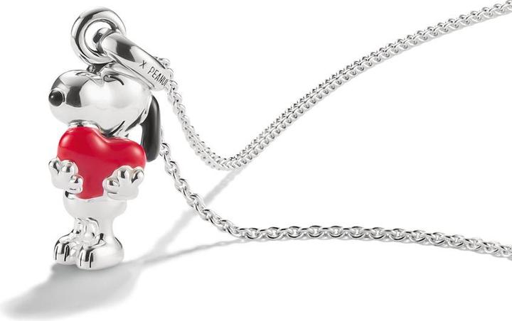 Produktbild Thomas Sabo Halskette Snoopy mit Herz Anhänger PEANUTS Silber (Silber 925, Emaille, 40 cm)