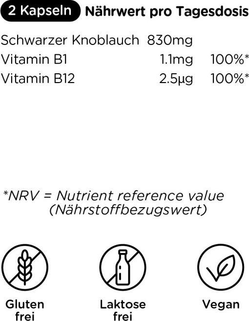 Produktbild Kanela Schwarzer Knoblauch Kapseln (100 Stk) (100 Stück, Kapseln)