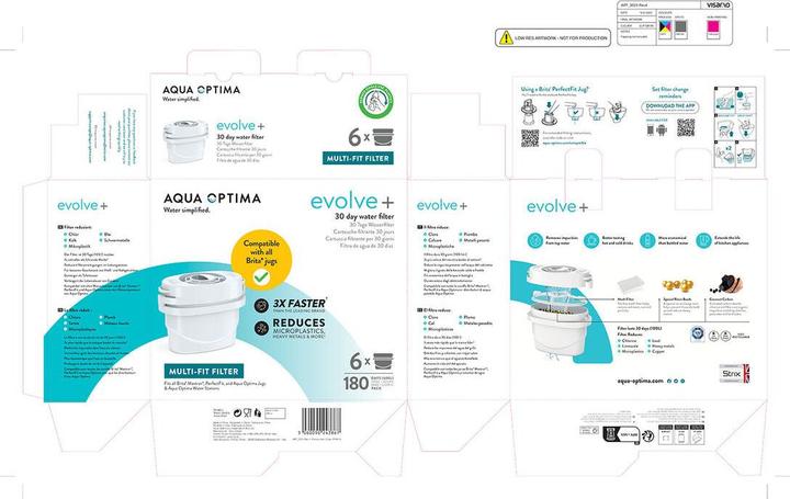 Produktbild Laica BOX OF 6 EVOLE + FILTERS STEPS619 (6 x)