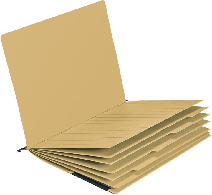 Actual product image Falken Personal file UniReg DIN A4 commercial stapling kraft cardboard natural brown (A4, 20 x)