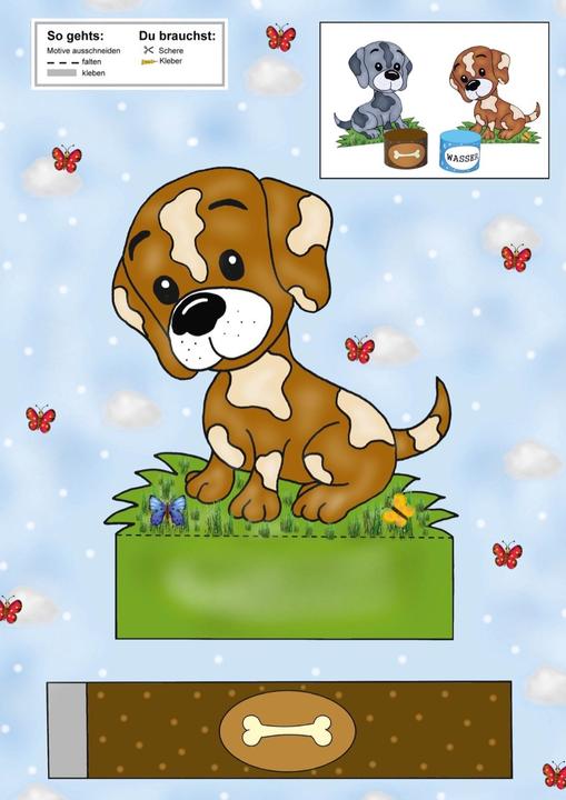 Produktbild Das Ausschneide-Bastelbuch Tierkinder