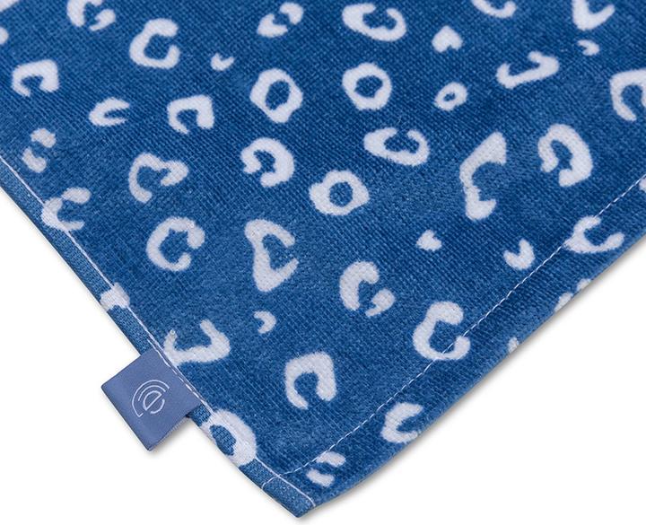 Actual product image Swim Essentials Badetuch Blue Leopard (135 x 65 cm)