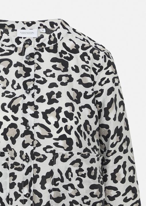 Produktbild Comma Bluse Strukturierte Bluse mit aufgesetzten Taschen (36)