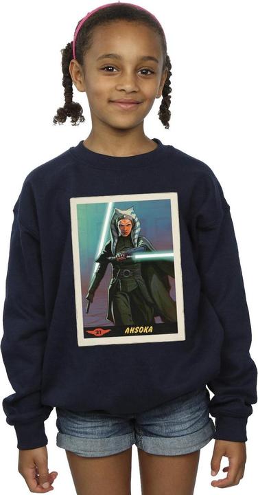 Actual product image Star Wars Girls The Mandalorian Ahsoka Sweatshirt (128)