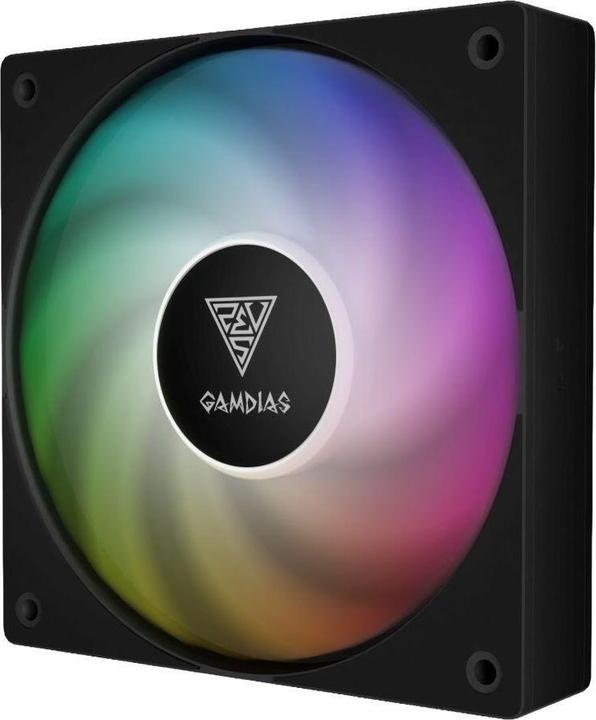 Immagine prodotto Gamdias NOTUS M1-1203 ARGB 3-pack| Ventola per case - Ventola per case - 1.600 rpm (120 mm, 3x)