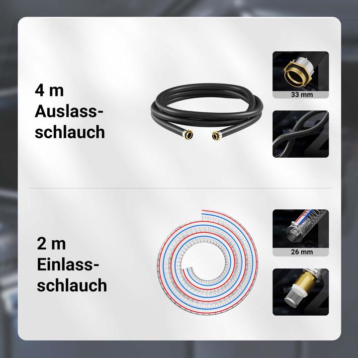 Produktbild Wiltec Heizöl- und Dieselpumpe 230V/600W 40l/min selbstansaugend Pumpe Pistole