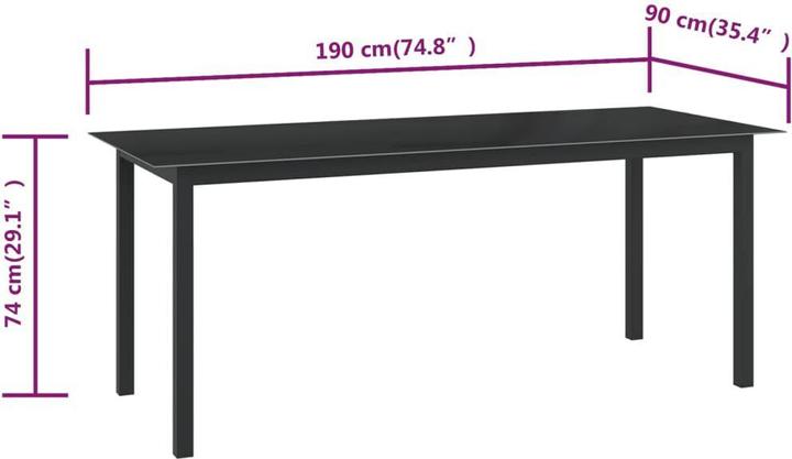 Produktbild vidaXL Ring (190 x 90 x 74 cm)