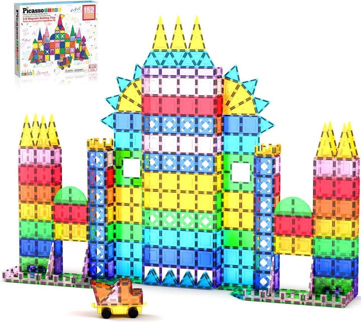 Actual product image PicassoTiles 3-D Magnetic Building Set