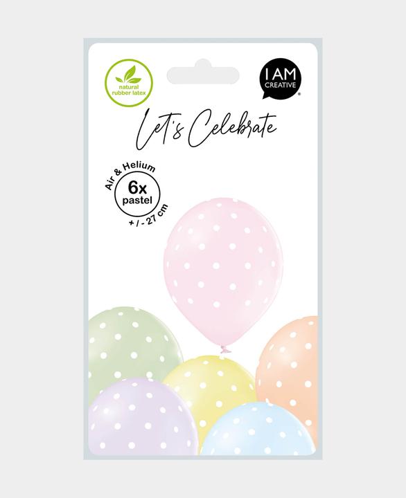 Produktbild I Am Creative Let’s Celebrate, Luftballone (6x)