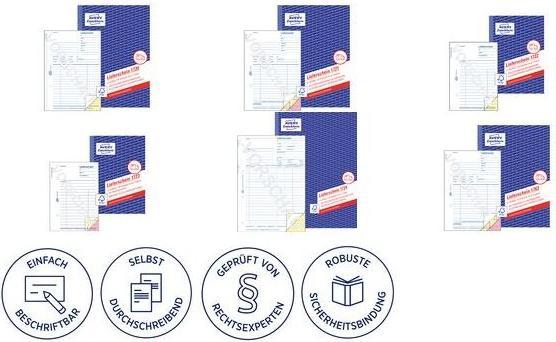 Actual product image Avery Form book "Delivery/receipt slip", 4+1 (40 x)