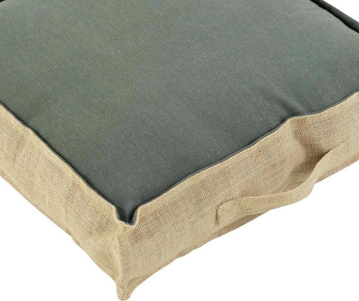 Actual product image Natura Punto Cotton and Jute Floor Cushion (45 x 45 x 10 cm)