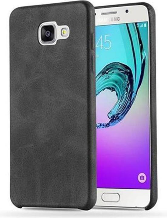 Actual product image Cadorabo Hard cover faux leather with texture (Samsung Galaxy A3)