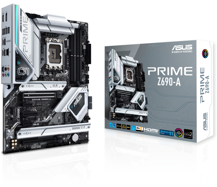Produktbild ASUS PRIME Z690-A (LGA 1700, Intel Z690 (DDR5), ATX)