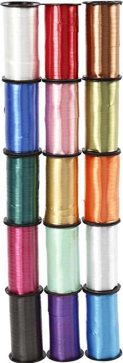 Produktbild Creativ Company Kräuselband 10 mm, Sortierte Farben, 15 Stück (15x)