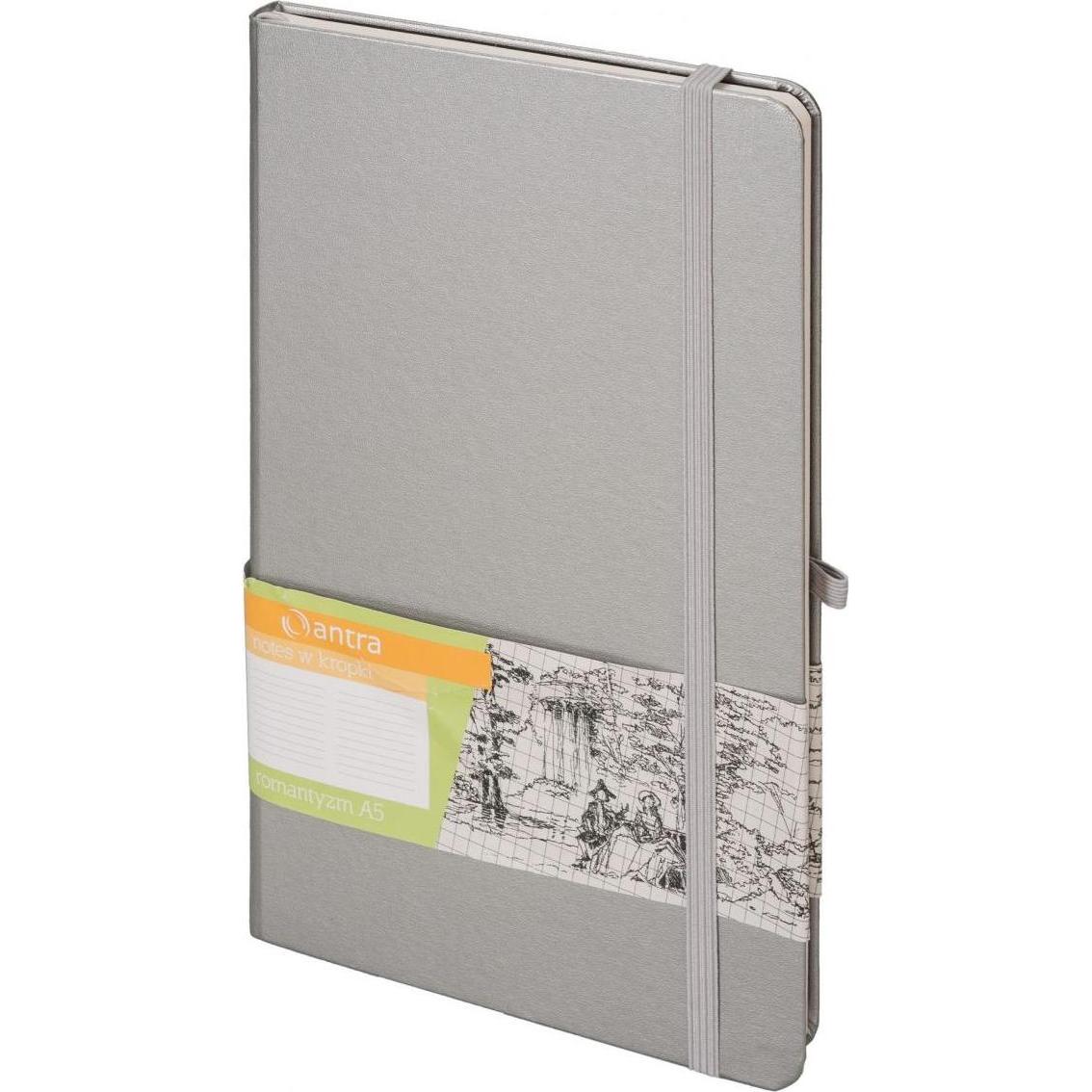 Antrax Grigio Quaderni + Bloc Notes, Taccuino A5 Punti Romantici (244281) (A5, Punteggiato, Copertina Rigida)