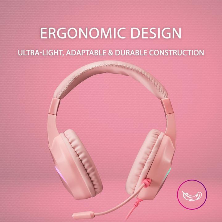 Actual product image Mars Gaming Casque Micro Gamer MH122 RGB (Rose) (Cable)