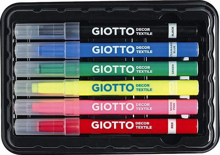 Actual product image Giotto Fiber pen 'Decor Textile (125 mm, 6 x)