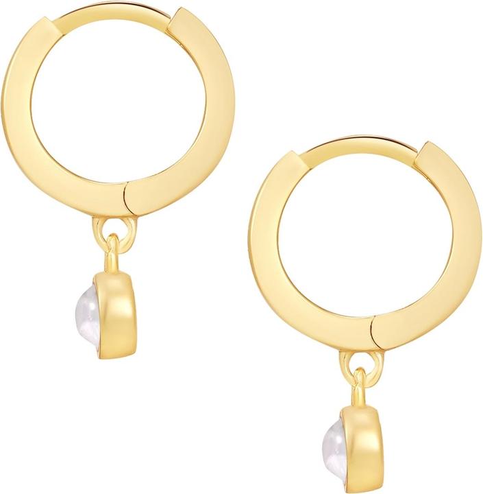 Immagine prodotto Glanzstücke München Orecchini da donna in argento - 34656 (Pietra di luna (synth.))