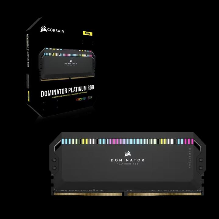 Productafbeelding Corsair D532GB 6400-32 Dominator Plat. bk K2 COR XMP (2 x 16GB, 6400 MHz, DDR5 RAM, DIMM 288 pin)