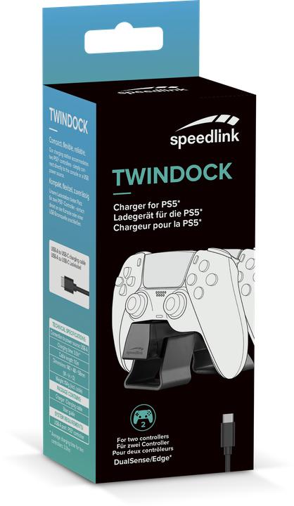 Produktbild Speedlink TWINDOCK Charger for PS5, black (PS5)