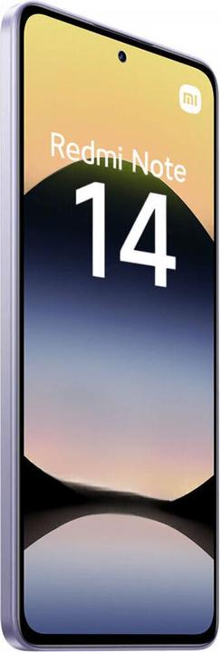 Actual product image Xiaomi Redmi Note 14 (256 GB, Mist Purple, 6.67", Hybrid Dual SIM, 4G)