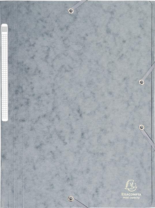 Produktbild Exacompta Gummibandmappe A4 Grau (A4, 1x)