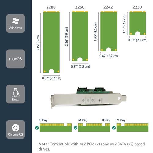 Image du produit StarTech CARTE SSD M.2 3PT - PCIE 3.0