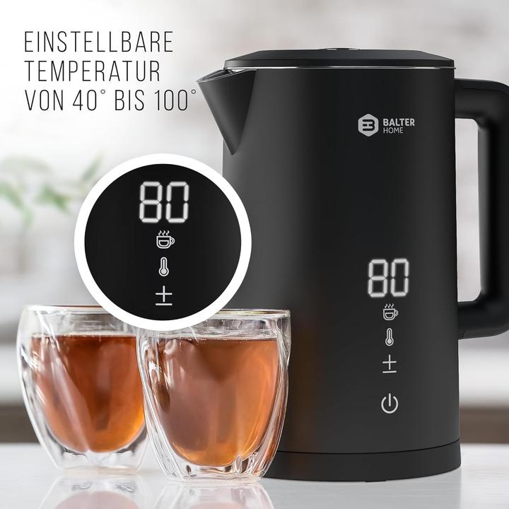 Immagine prodotto Balter Wasserkocher mit Temperatureinstellung (1.50 l)