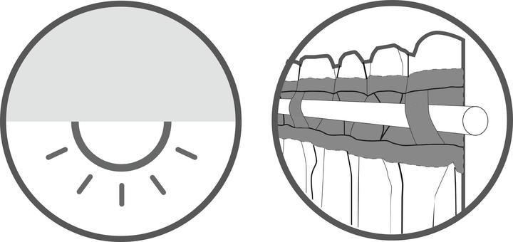 Actual product image Sehlbach Fertiggardine Leinenoptik (175 x 140 cm)