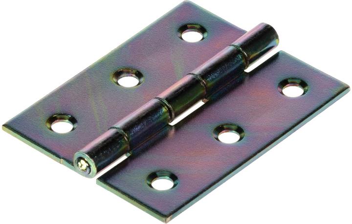 Actual product image Struct Hinge half-width, 60 x 46 mm, thread type: Without