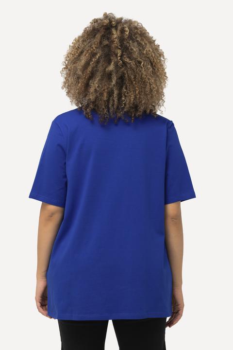Produktbild Ulla Popken T-Shirt, A-Linie, V-Ausschnitt, Halbarm (56)