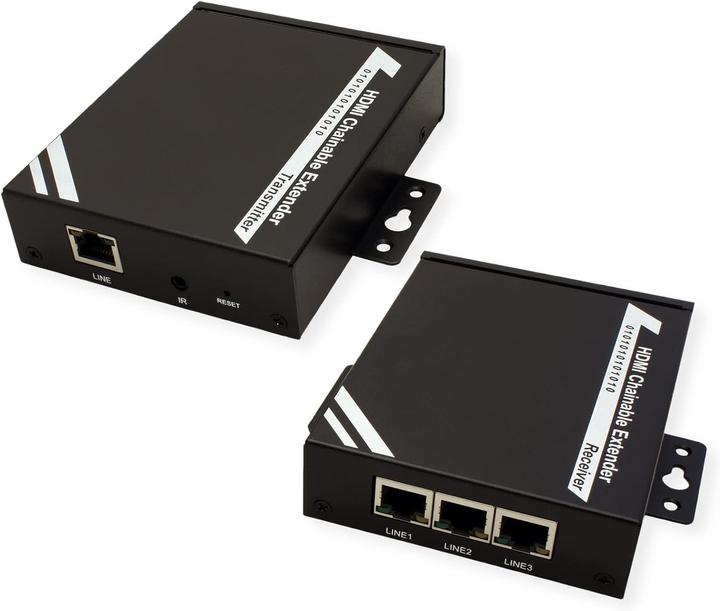 Actual product image Roline HDMI extender via TP cable, cascadable