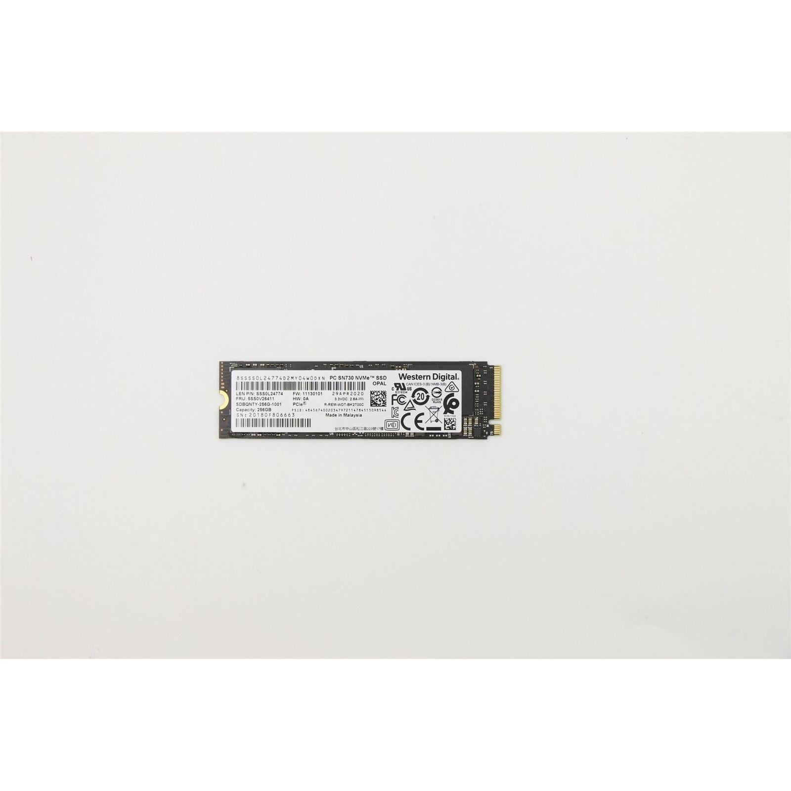 Lenovo 256G PCIe 3x4 (256 GB, M.2 2280), SSD