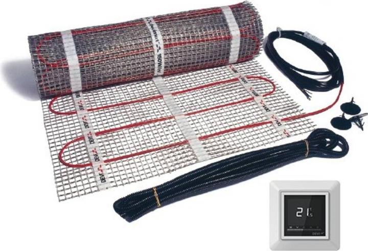 Image du produit Devi Set de nattes chauffantes à couche mince 140F1700 150 W/m² 1 m² 0,5x2,0m avec DEVIreg Opti