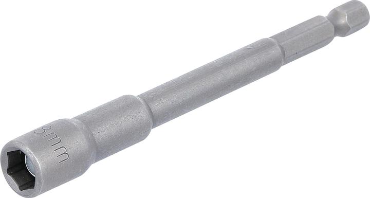 Actual product image BGS Socket, Hexagon, extra long for electric drills 6.3 mm (1/4") Drive 8 mm (8 mm)